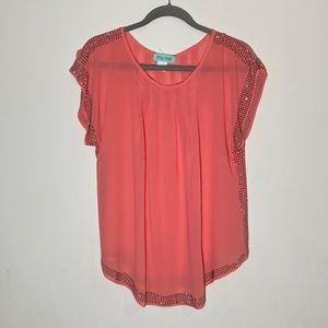 Coral tunic